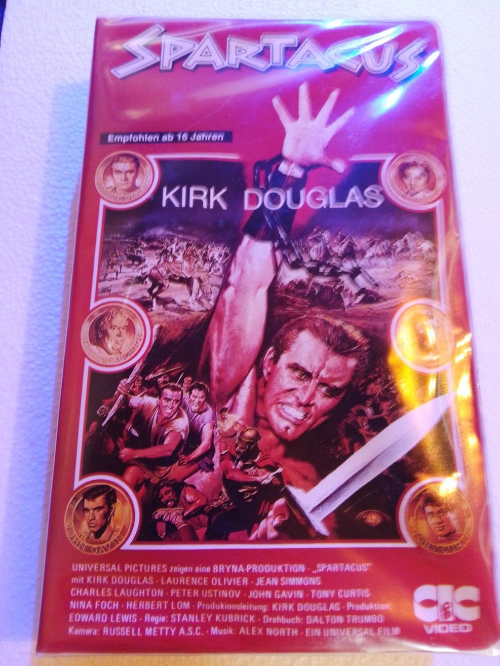 Alle VHS: Spartacus VHS CIC Video 1015 – Gebraucht aus Remetschwil von Privatflohmi