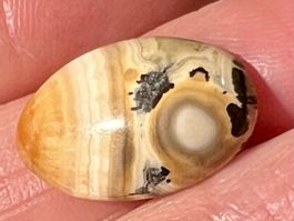 Jolie agate cabochon, pour montage bijoux ou lithothérapie
