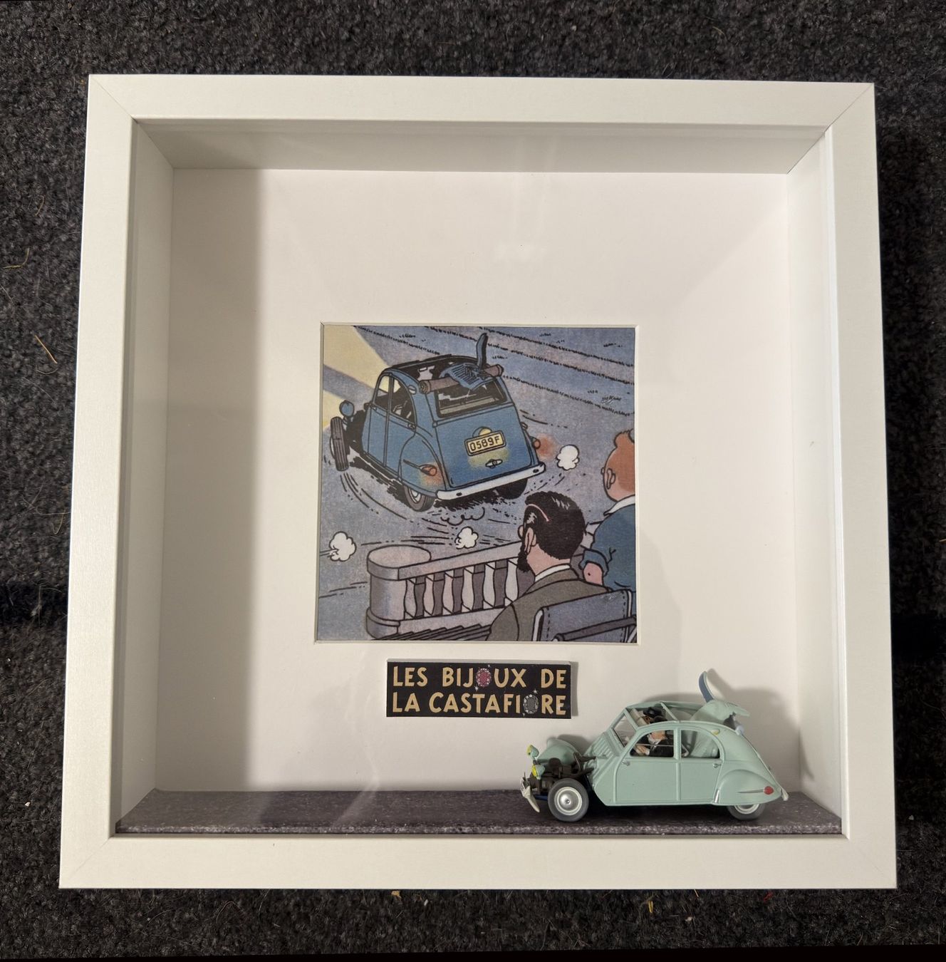 Fumetti: Tableau Tintin "Les bijoux de la Castafiore" 3d – Usato da Lausanne venduto da macgiver1008