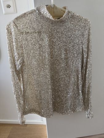 PBO glitterbluse M 