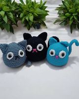 Dekofigur sitzende Katze/ Geschenk Deko