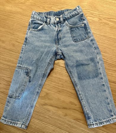 Kinder Jeans Zara hellblau Grösse 92 