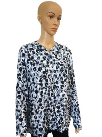 gemusterte Bluse von C&A Gr. EUR 46