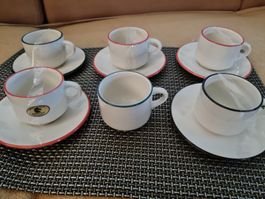 Rössler 5 Mokkatassen neu plus 1 Tasse