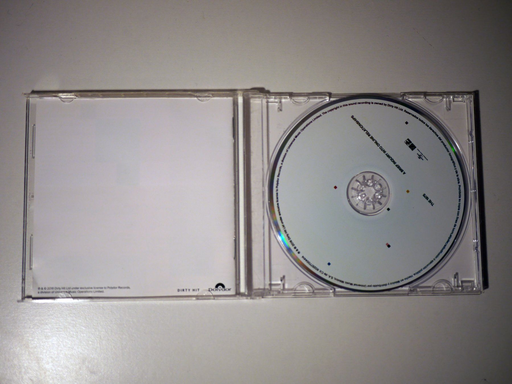 CD: The 1975 - A Brief Inquiry (CD) – Usato da Hombrechtikon venduto da caschreier 2