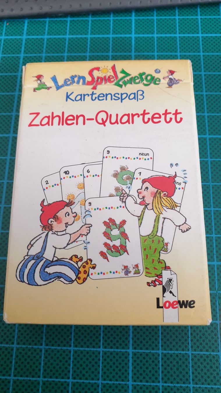 Spiele: Zahlen Quartett – Gebraucht aus Bütschwil von ed_9606