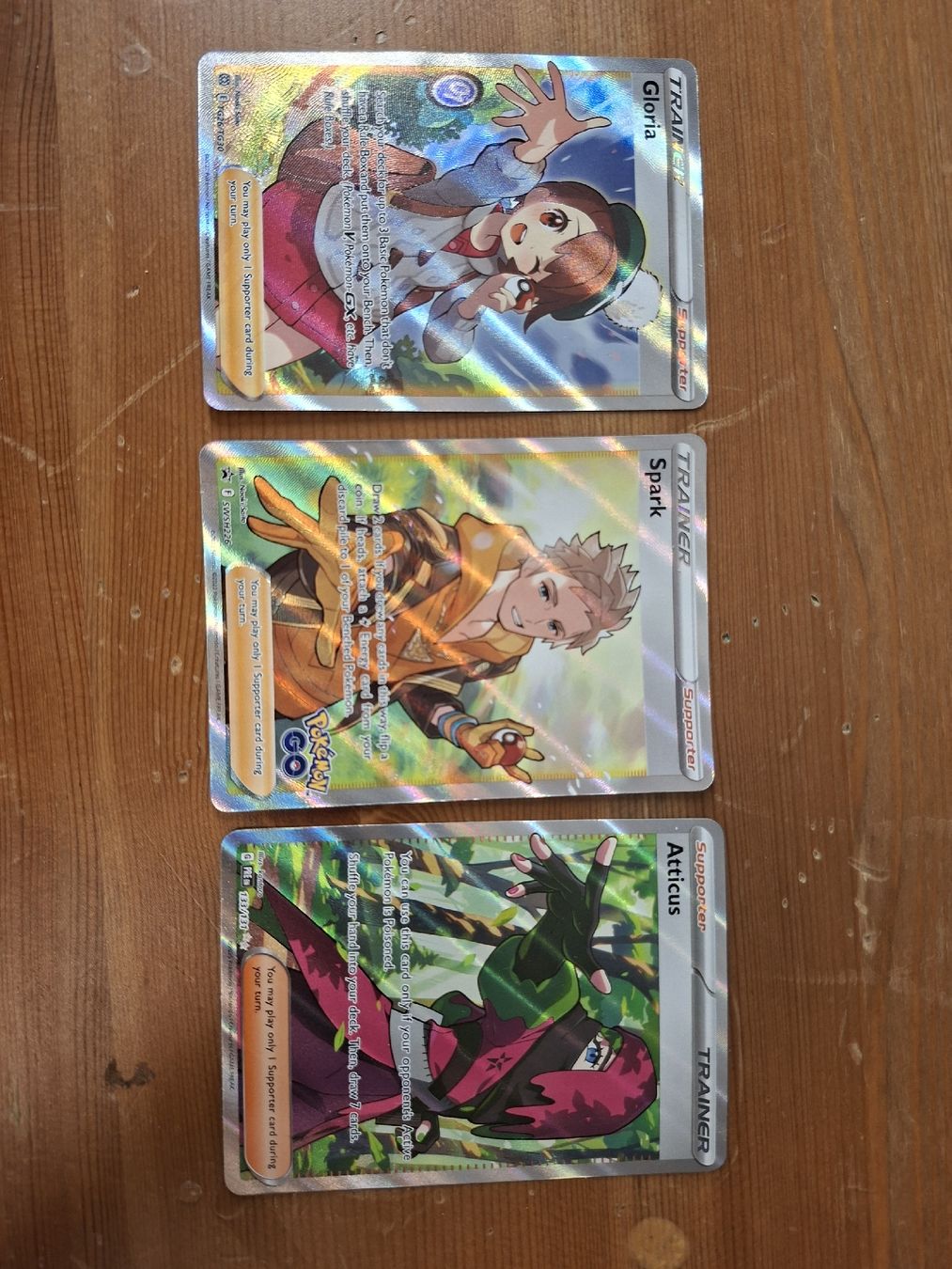 Pokémon Cartes à collectionner: Pokémon Karten Gloria Spark Atticus Trainer 3 Stk – Neuf (Voir description) à Lichtensteig par Seastar83