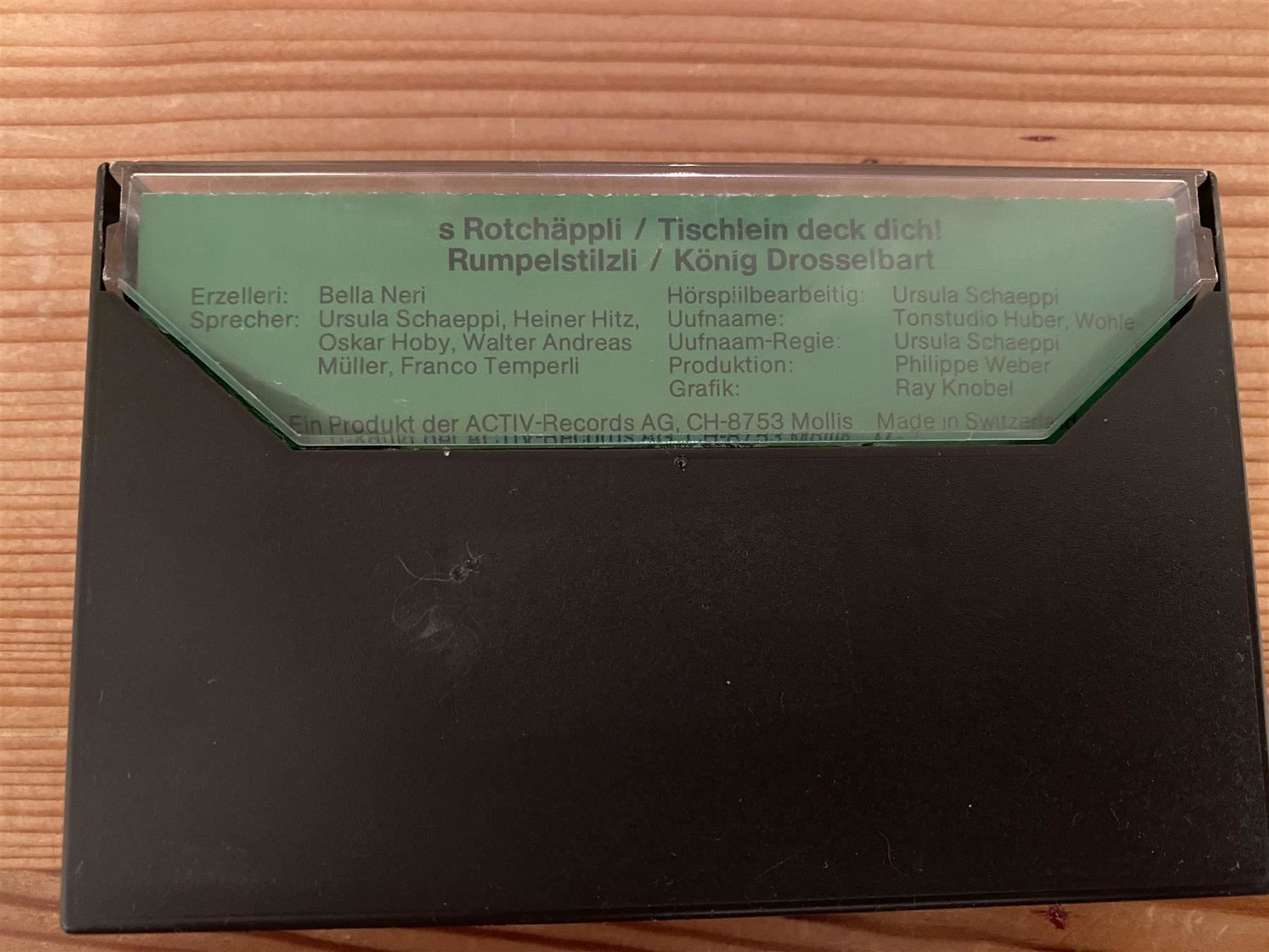 Musicassette: Kassette – S Rotchäppli – Usato da St.Gallen venduto da kingsamas 2