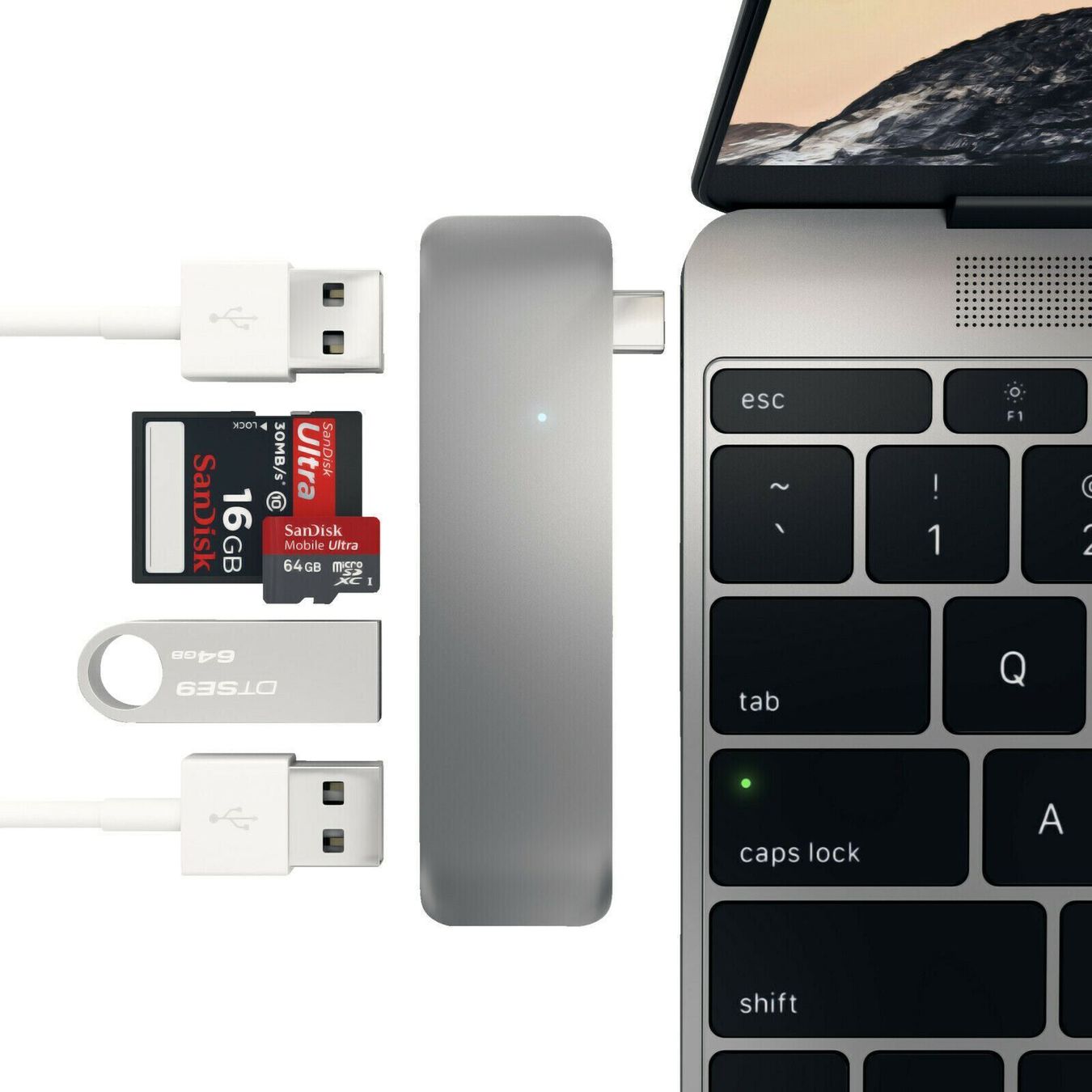 Unità & Adattatore: 5in1 Typ C Hub TF SD USB 3.0 Adapte – Nuovo (secondo la descrizione) da Kirchdorf AG venduto da Apost008 1