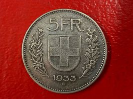 Fünfliber 1933