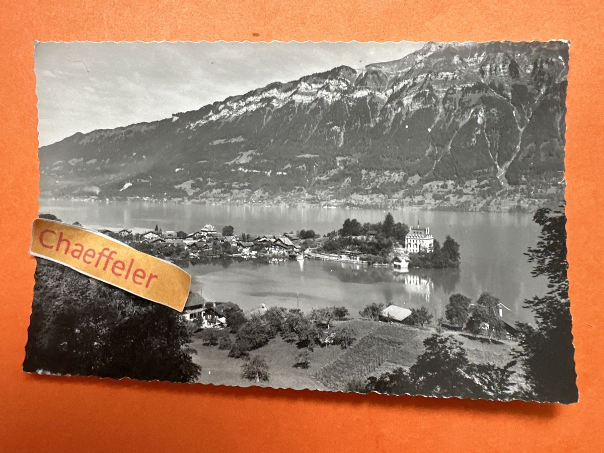 Cartoline postali: 1950 Iseltwald – Usato da Zürich venduto da Chaeffeler