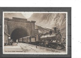 UR Der grosse Tunnel bei Göschenen mit Dampflok Gotthardbahn