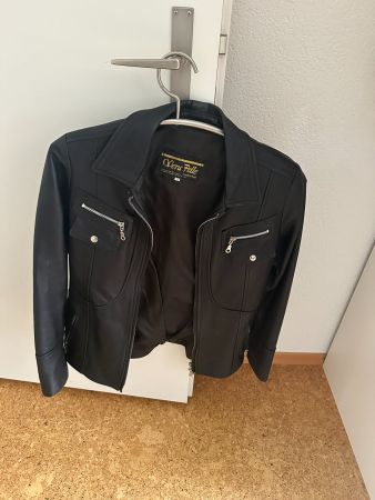 Lederjacke schwarz, wie neu (nr 1x getragen)