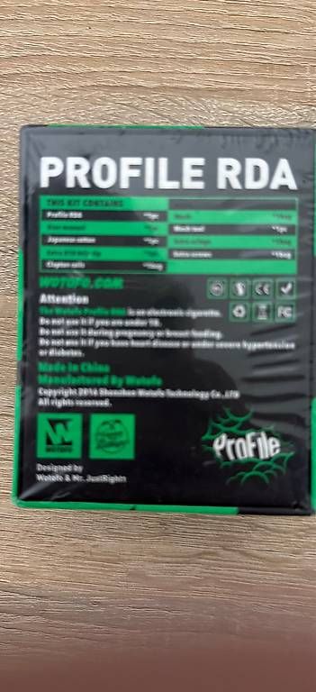 Altri Prodotti per fumatori: Wotofo Zerstäuber  – Usato da Huttwil venduto da Userabcde 1