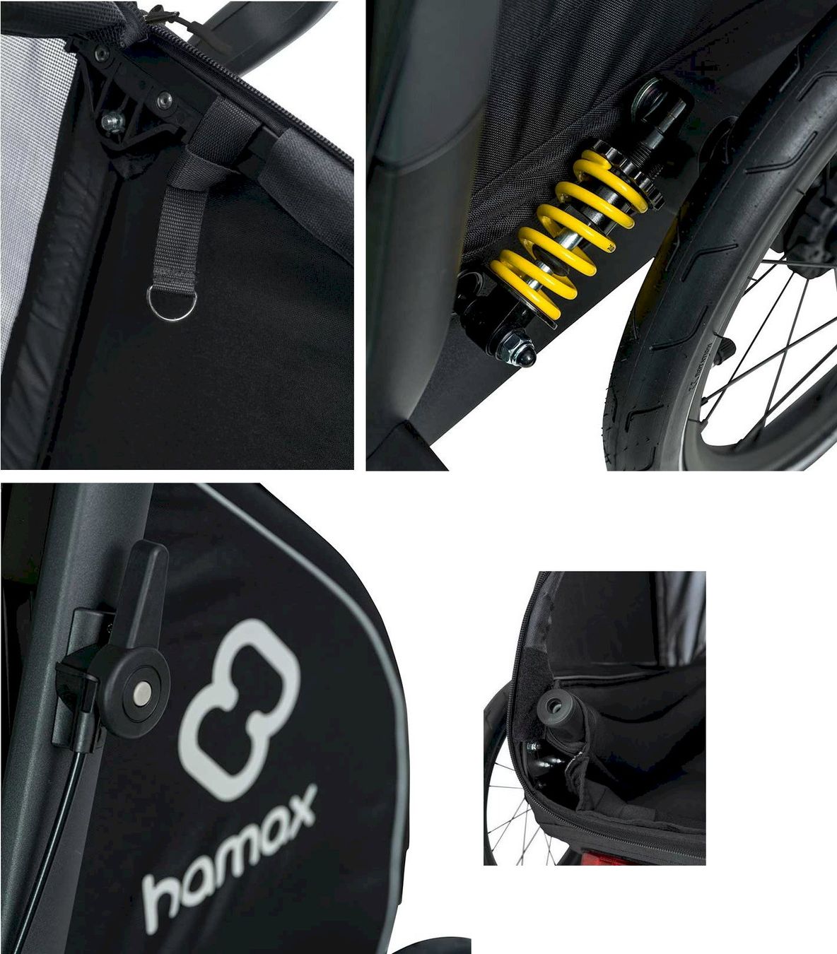 Rimorchi per biciclette: Hamax Pluto L Hundeanhänger blau/schwarz – Nuovo e nell'imballaggio originale da Bottighofen venduto da zaap 5