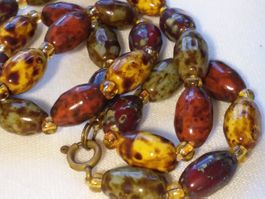 Vintage Murano Glas Halskette Collier, ca 1940