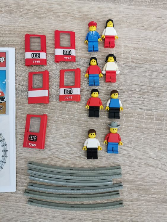Lego City 7745 Eisenbahn DB von 1985 mit 8 Minifiguren (Gebraucht) in ...