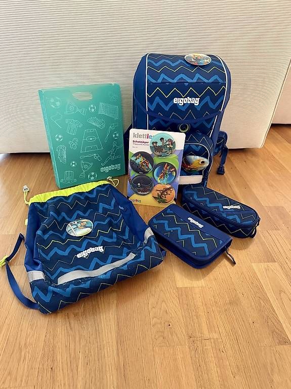 Borse & Zaini: Ergobag Schulrucksack  komplettes Set  – Usato da Zug venduto da Fabienne1005