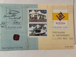 Åland Block 1. März 1993 - Erste Ausgabetag