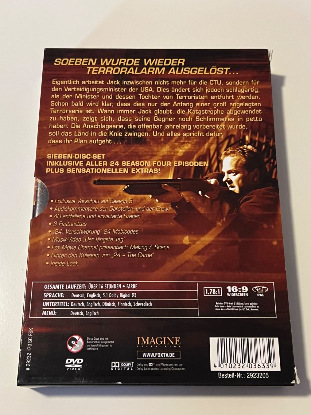Tutti i DVDs: 24 - Staffel 4 – Usato da Altstätten SG venduto da sheamus 1