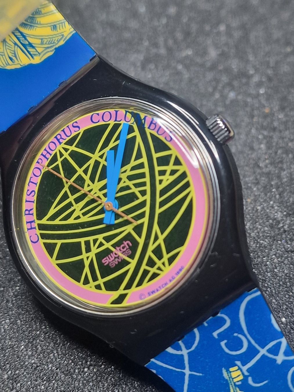 Swatch Uhren: 🌍Swatch Conversion Automatic "The Globe" 1991 – Rarität 🌍✨ – Neu und originalverpackt aus Bülach von TimeDealsNow 3