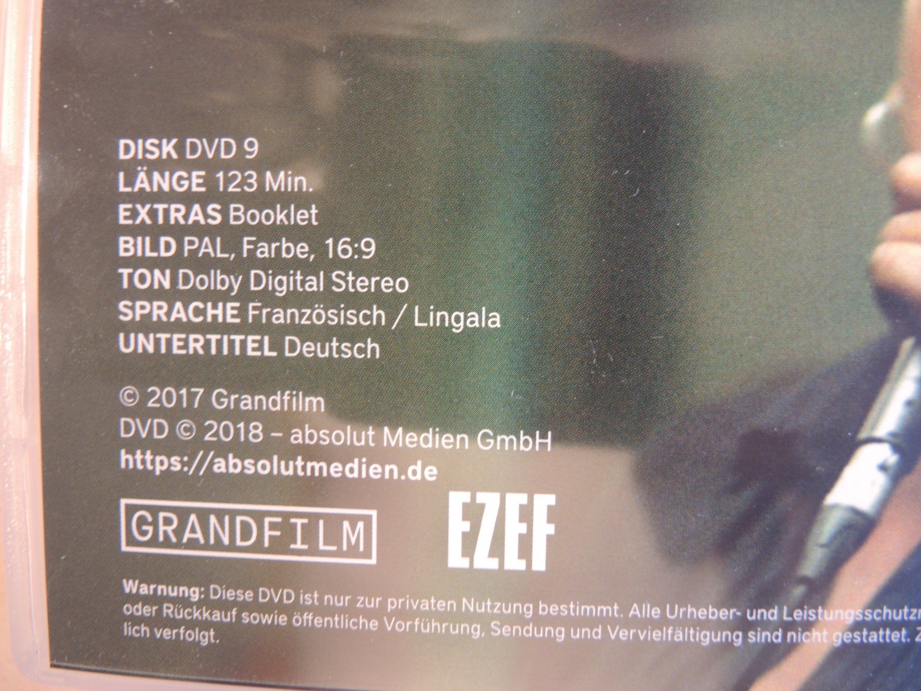 Tutti i DVDs: Félicité - Oscarnominierter Film DVD – Usato da Rorschach venduto da maeck8 3