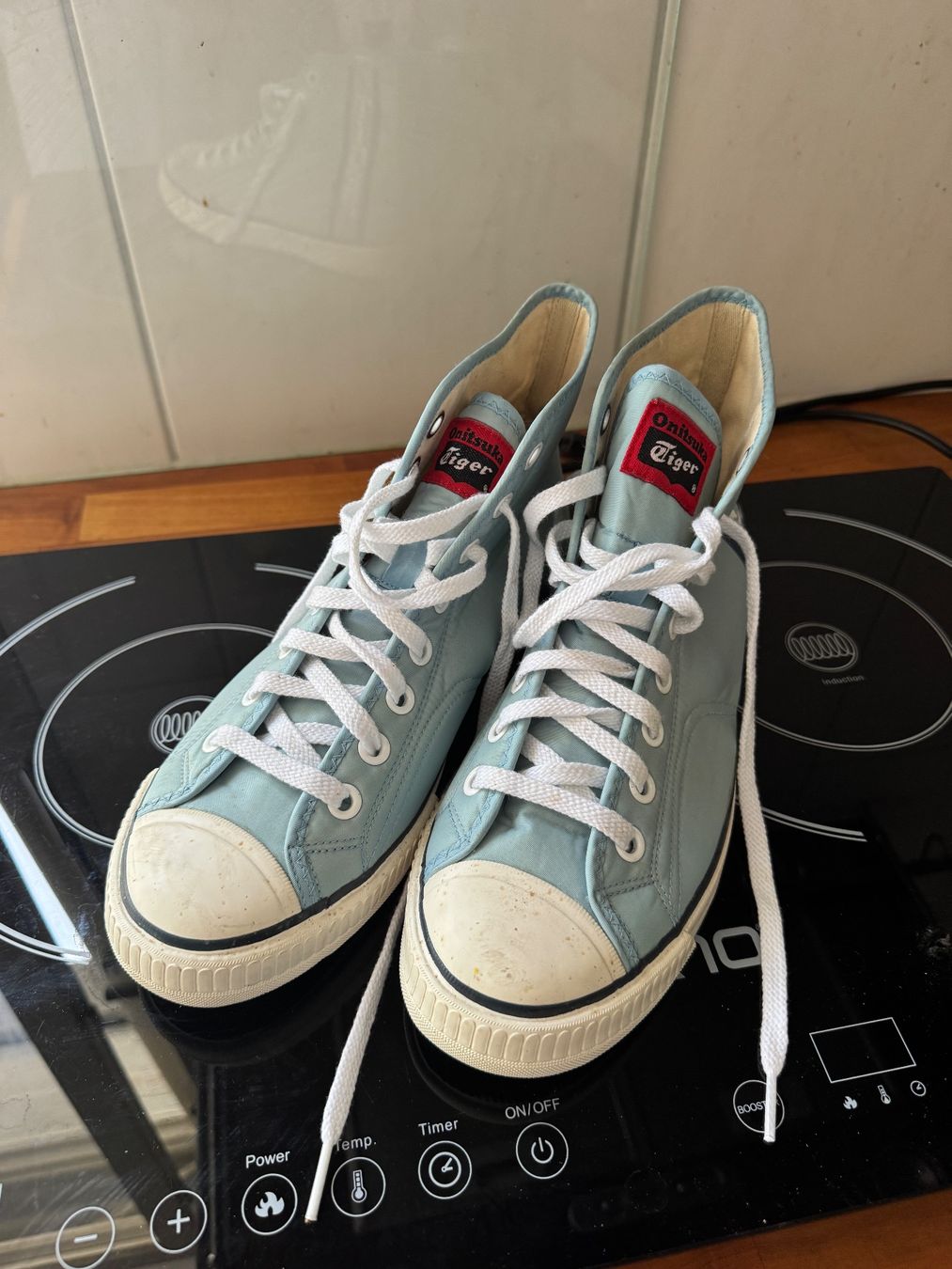 Onitsuka Scarpe da uomo: Onitsuka Tiger Schuhe hellblau Grösse 43,5 – Nuovo (secondo la descrizione) da Rüti ZH venduto da Eraymueller 1