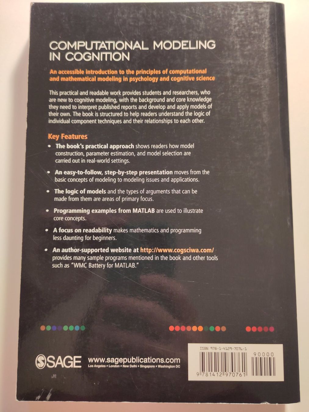 Libri: Computational Modeling in Cognition - Lewandowsky & Farrell – Usato da Bülach venduto da Tiefschlaflos 1