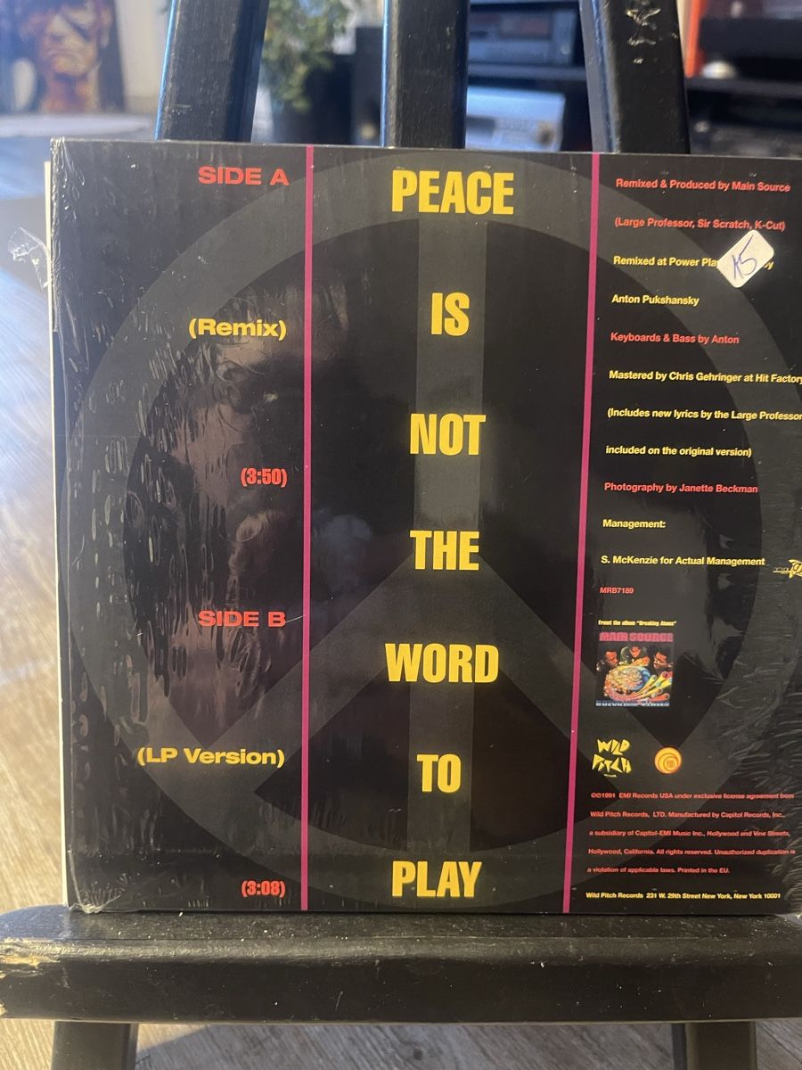 Dischi in vinile: Main Source / Peace is Not the World  – Nuovo (secondo la descrizione) da Dagmersellen venduto da stonefinger 1