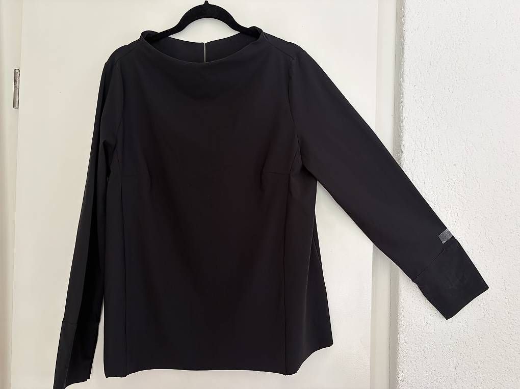 Camicette: Schwarze elastische elegante Bluse von Ventono - Gr. M – Usato da Schliern b. Köniz venduto da tezi
