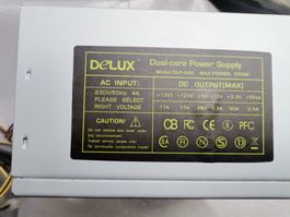 Delux DLP-34A 550 Watt  PC Computer Netzteil