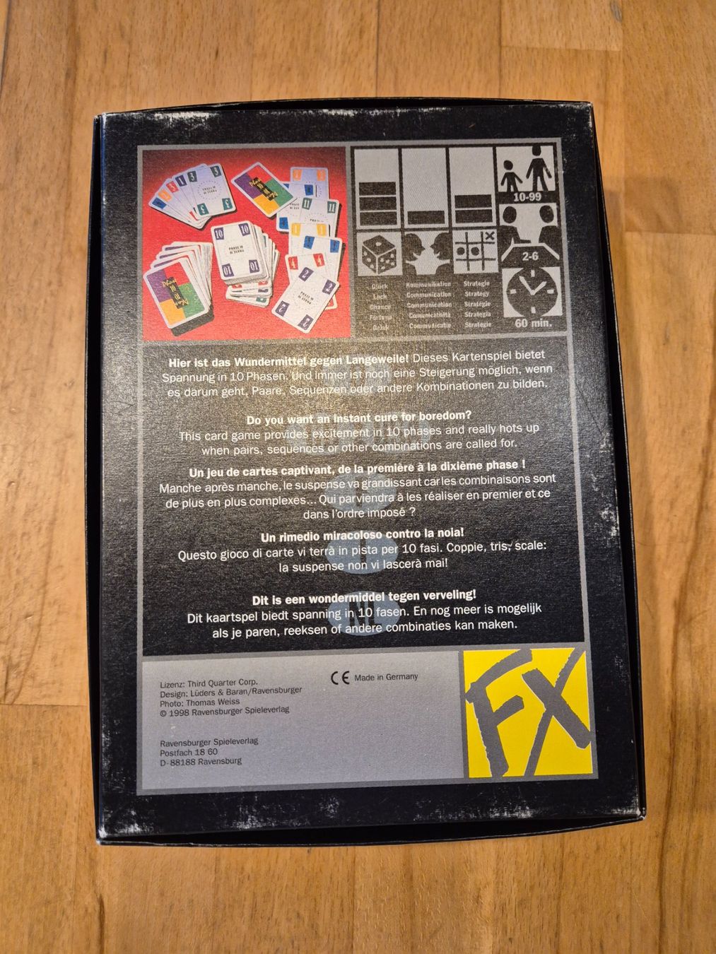 Ravensburger Spiele: Phase 10 von FX (Ravenburger) – Gebraucht aus Ettiswil von beekeper13 1