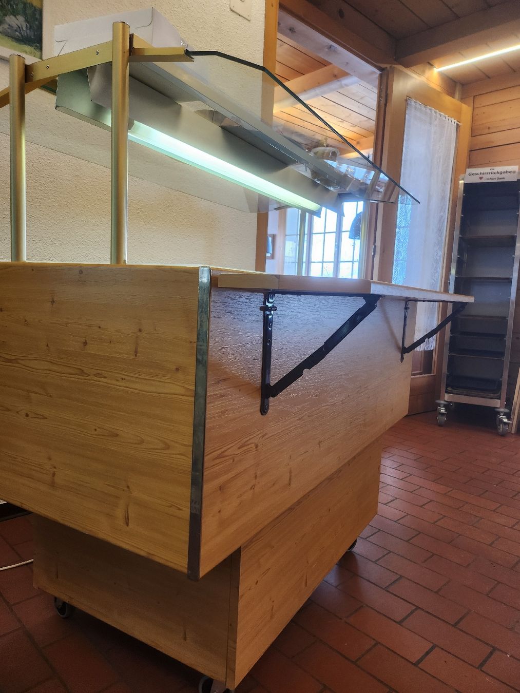 Allestimento di negozi e stand fieristici: Kühltheke, für Salat- oder Tortenbuffet – Nuovo (secondo la descrizione) da Axalp venduto da Renatebluewin 2