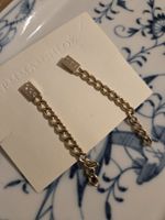 Emma&Chloe Ohrhänger, goldfarben mit Steinen, neuwertig