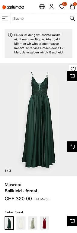 Kleider: Kleid von Mascara mit Spitzencorsage – Defekt aus Konolfingen von carXcrea 1
