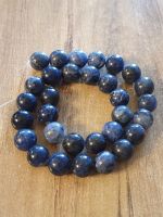 1 Strang Naturstein Perlen Alte Blau Sodalith 12 mm
