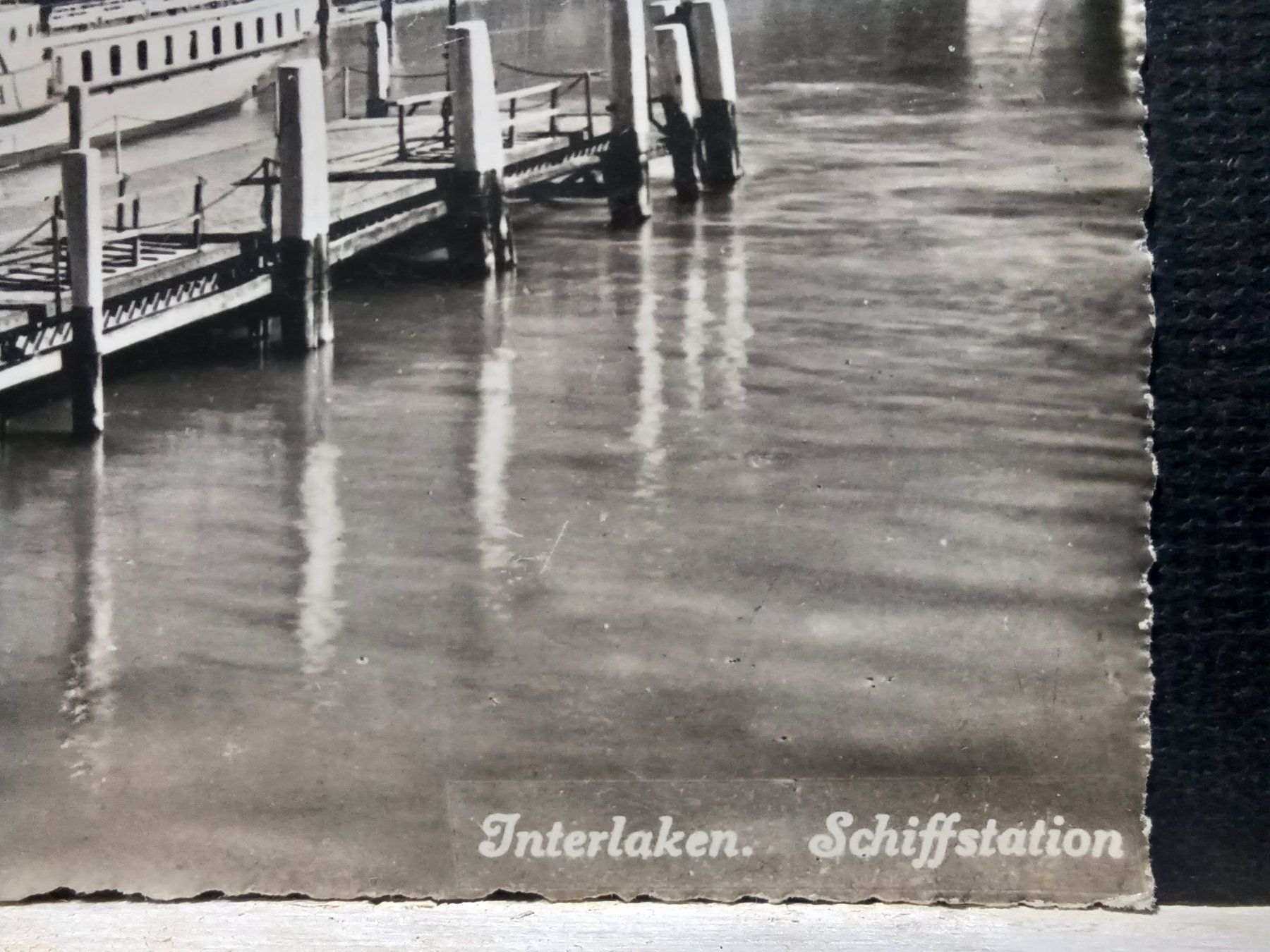 Cartoline postali: Interlaken Schiffstation, 1943 – Usato da Aarau Rohr venduto da mgvw 2