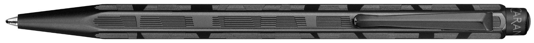Caran D'Ache Penna & Evidenziatori: 8902.010 ECRIDOR Kugelschreiber Black Lines + Lederetui CDA – Nuovo e nell'imballaggio originale da Strengelbach venduto da Mozi1