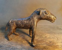 Art Brut Bronze Skulptur