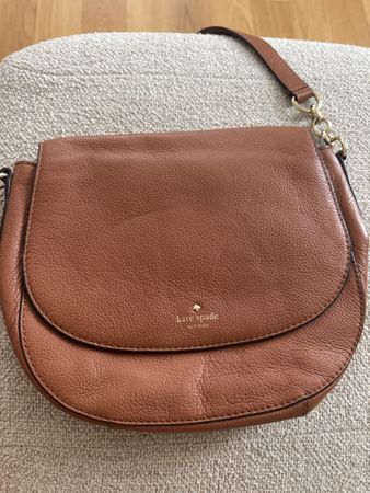Kate Spade Damen Umhängetasche Leder braun guter Zustand