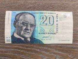 Finnland 20 Markkaa 1993 !!!!!!!