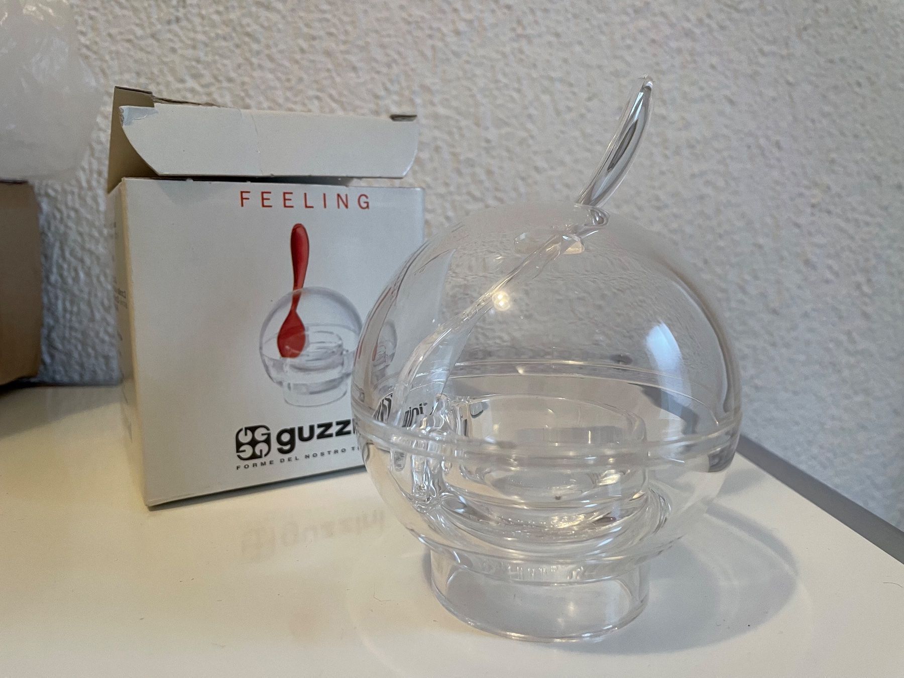 Autre vaisselle: Guzzini Eierbecher + Löffel Feeling, neu – Neuf avec emballage d'origine à Wilderswil par Renaissance1 1