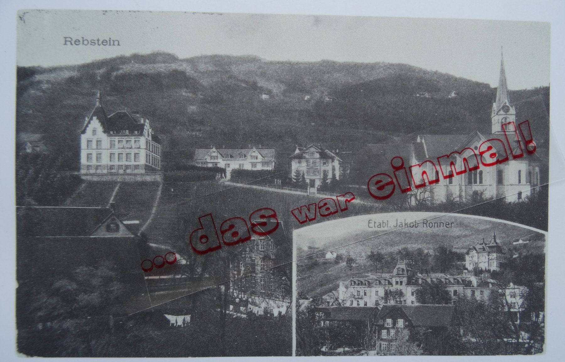 Cartoline postali: St. Gallen Rebstein  anno 1914 – Usato da Safnern venduto da Wstussi