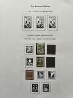 Sammlung von 1913-1971 Pro Juventute Briefmarken