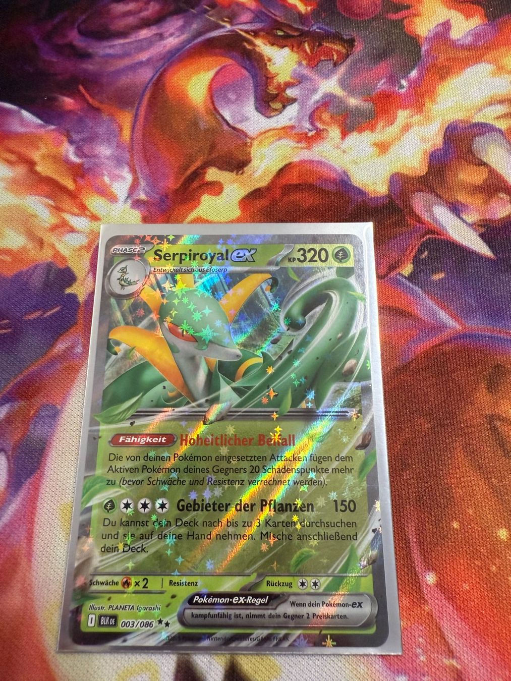 Pokémon Carte collezionabili: Serpiroyal ex (BLK 003) / Schwarze Blitze – Nuovo (secondo la descrizione) da Bülach venduto da CherryBlu