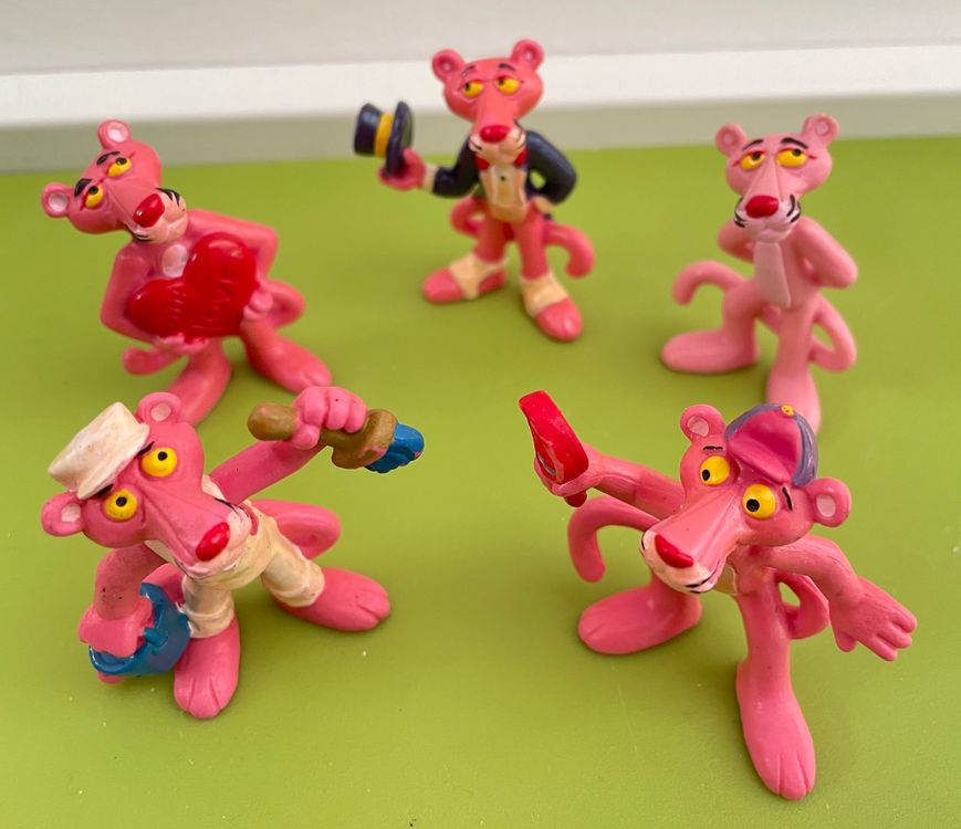 5x Paulchen Panther Pink Panther Comic Figur 1983 Bully (Gebraucht) in ...