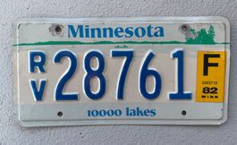 🇺🇸🇺🇸 USA Nummernschild #  MINNESOTA  # 🇺🇸🇺🇸