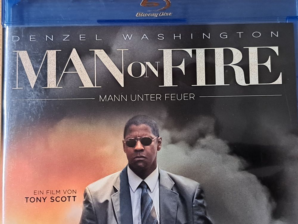 Blu-ray MAN ON FIRE mit Denzel Washington und Dakota Fanning (Neu ...