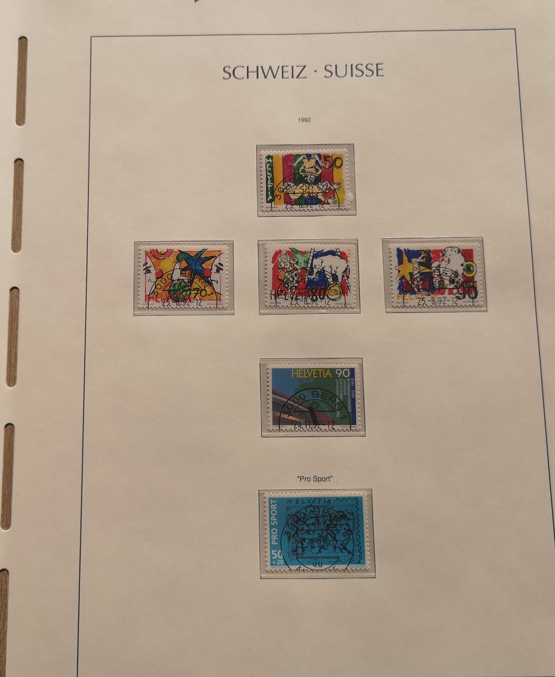 Tutti i francobolli: CH Briefmarken 1991-1993 ET gestempelt – Usato da Sevelen venduto da hei_dn6l 4