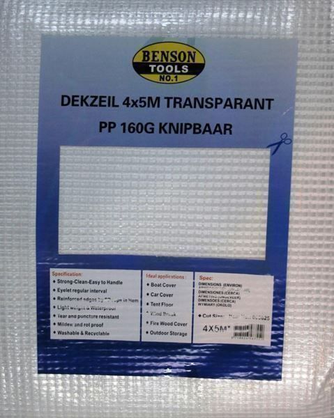 Coperture: Abdeck-Plane 4 m x 5 m Transparent verstärkt – Nuovo e nell'imballaggio originale da St. Gallen venduto da schnaeppchen-preise